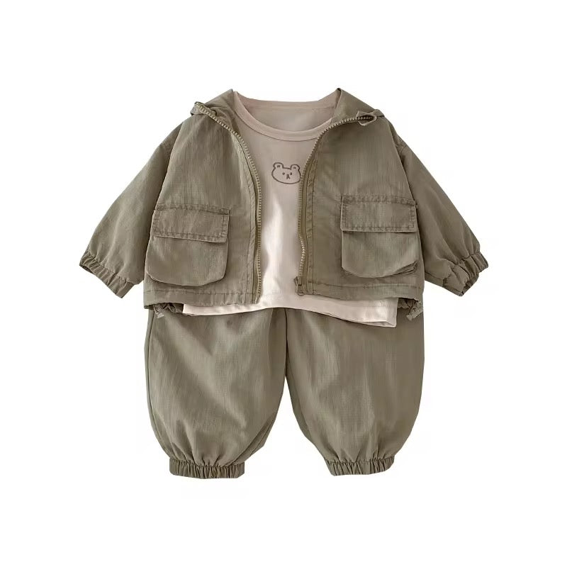 Kaki Green Utility Tracksuit