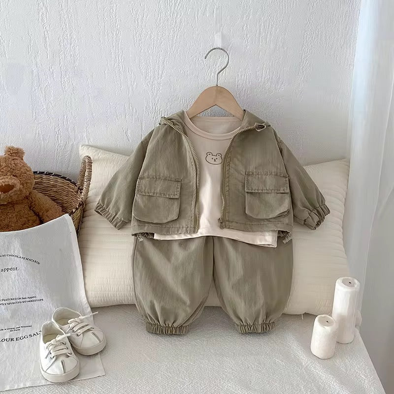 Kaki Green Utility Tracksuit